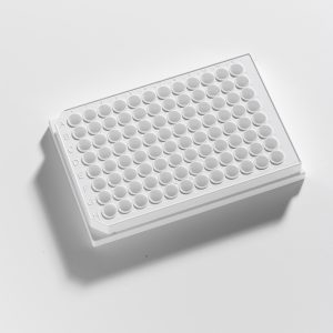 96 Well 350 µl White, Clear "No cross-talk" Bottom